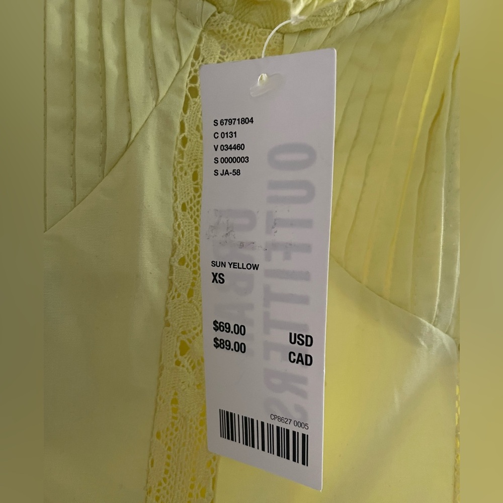 Urban Outfitters Yellow Romper 100% Cotton Size XS - Picture 8 of 10